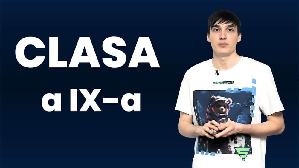 Fizică - Clasa a IX-a