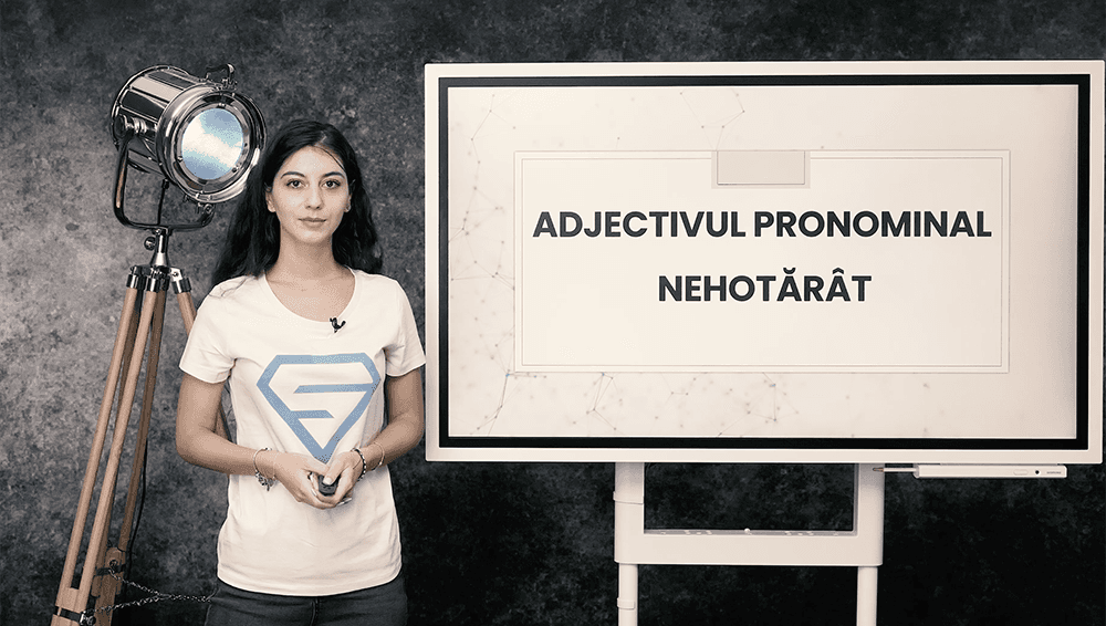 Adjectivul pronominal nehotărât