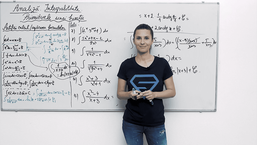 Primitivele unei functii - Artificii calcul / aplicarea formulelor - P2