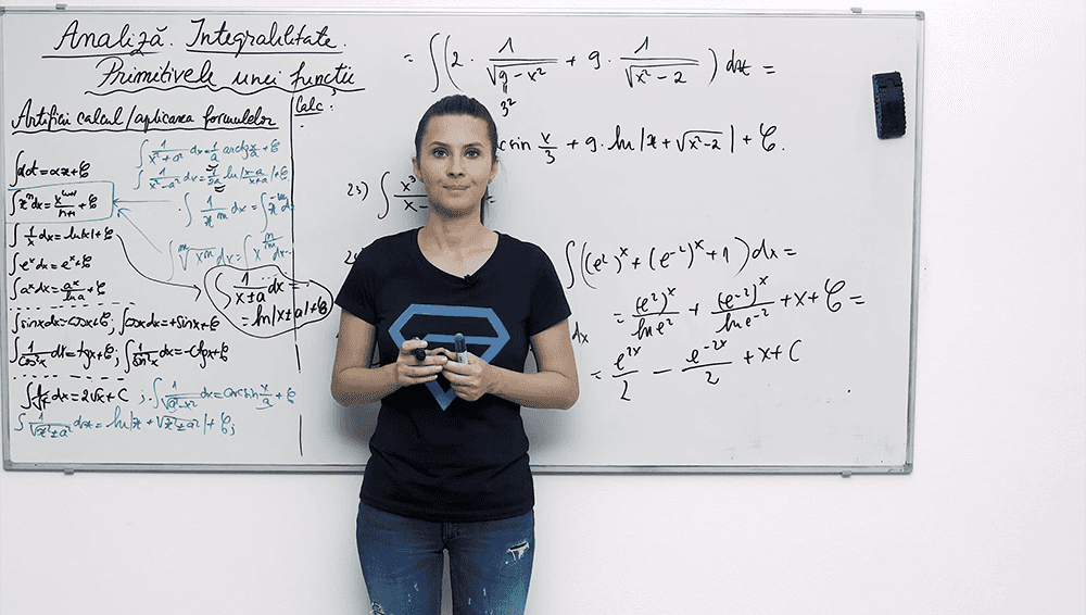 Primitivele unei functii - Artificii calcul / aplicarea formulelor - P4