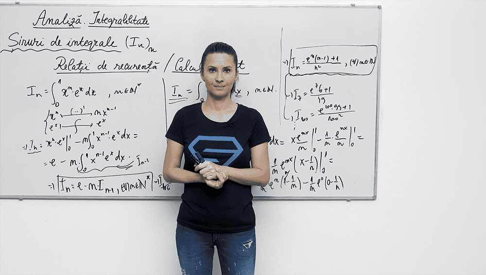 Șiruri de integrale - Relatii de recurență / Calcul complet