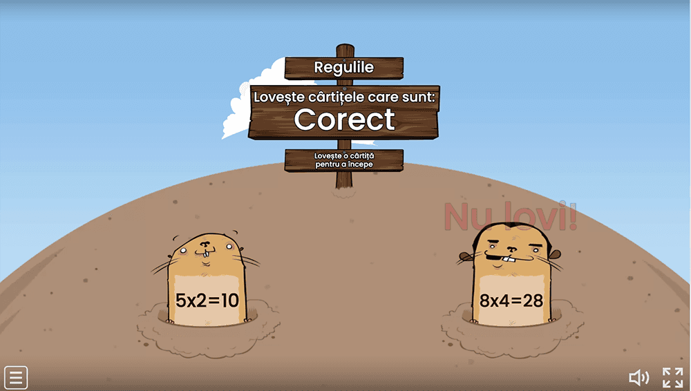 JOC - Înmultirea cand unul dintre factori este 2, 3 sau 4