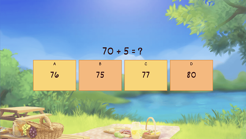 JOC - Adunarea numerelor naturale formate numai din zeci cu un număr format din unități