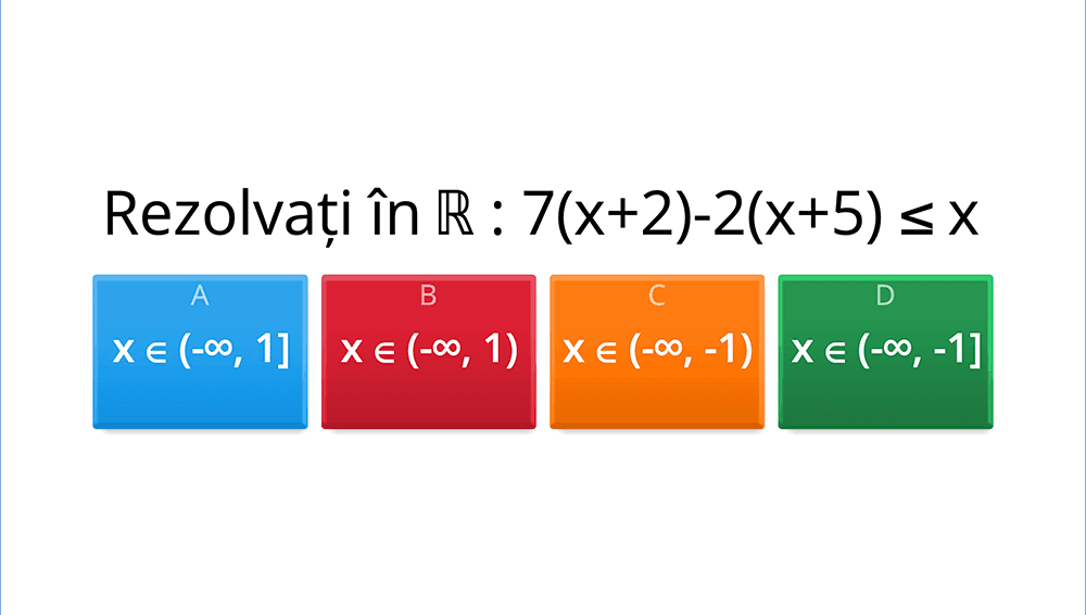 JOC - Intervale de numere reale