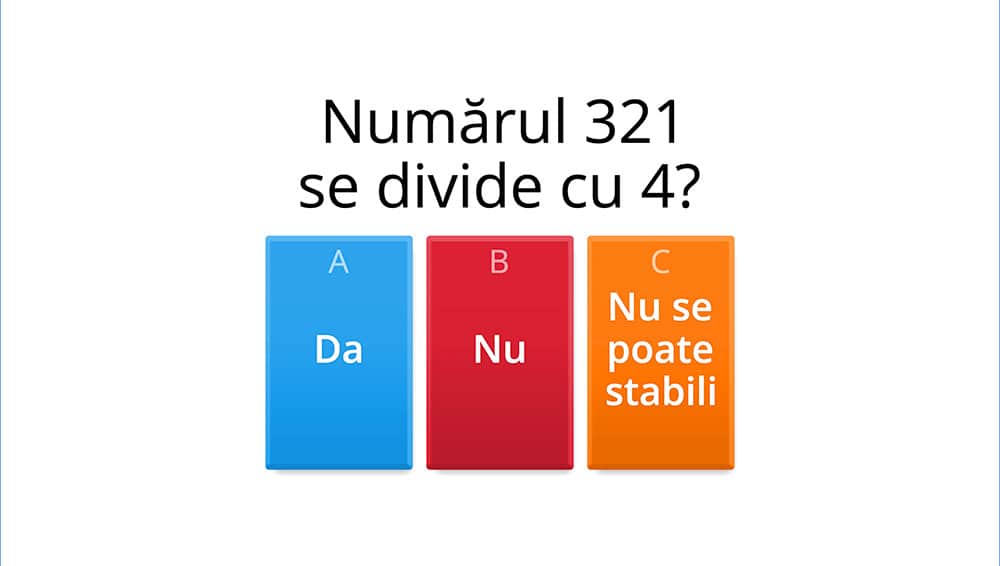 JOC - Criterii de divizibilitate cu 4