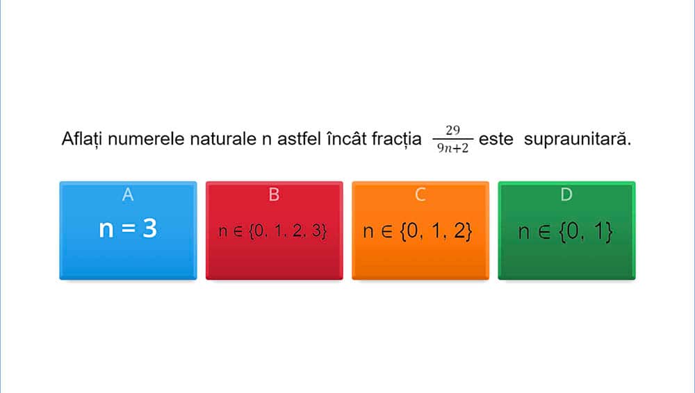 JOC - Fracții Ordinare