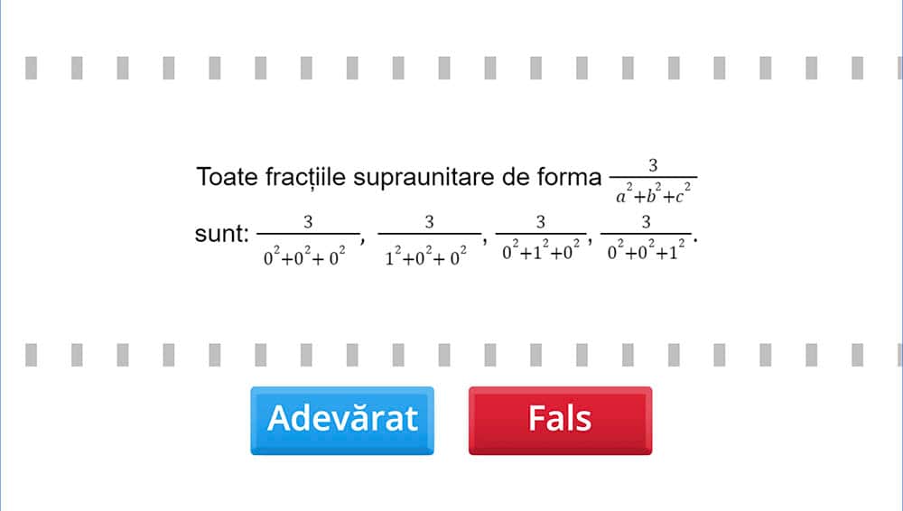 JOC - Fracții Ordinare - Exerciții