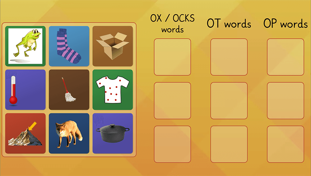 GAME  - ox / ot / op