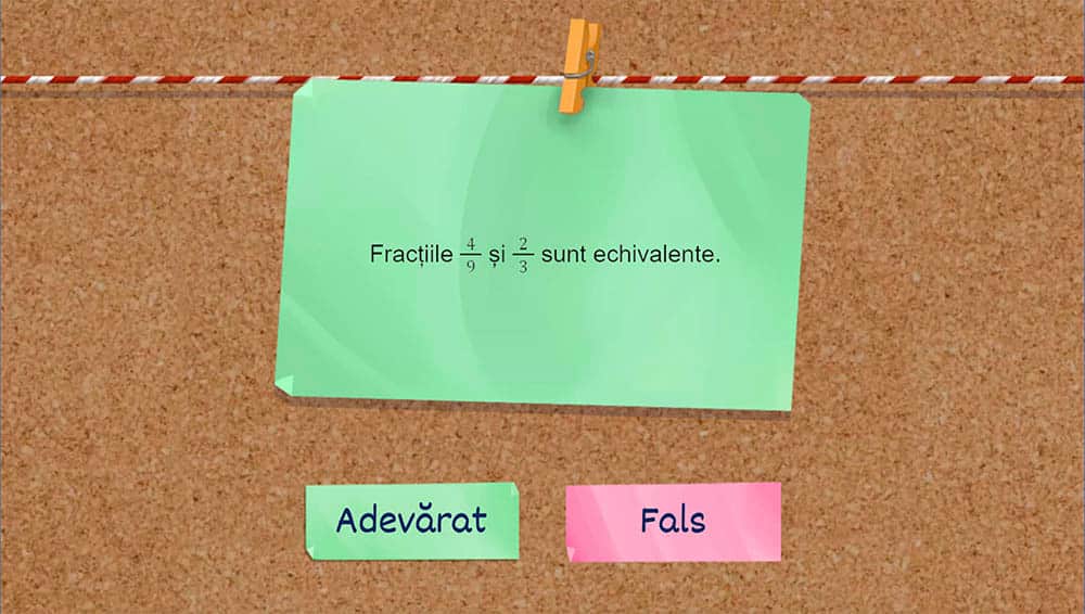 JOC - Fracții Echivalente