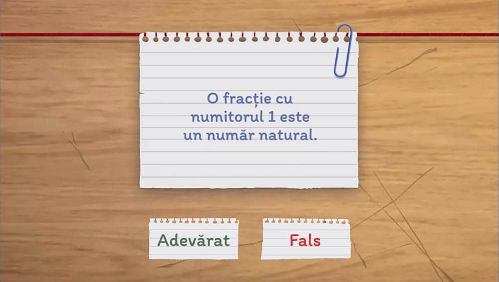 JOC - Amplificarea / simplificarea fracțiilor - fracții ireductibile / reductibile