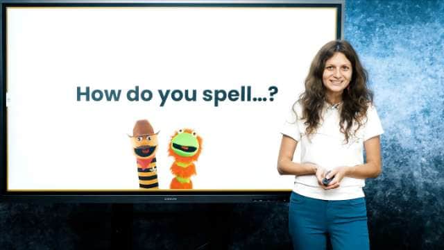 How do you say / spell?