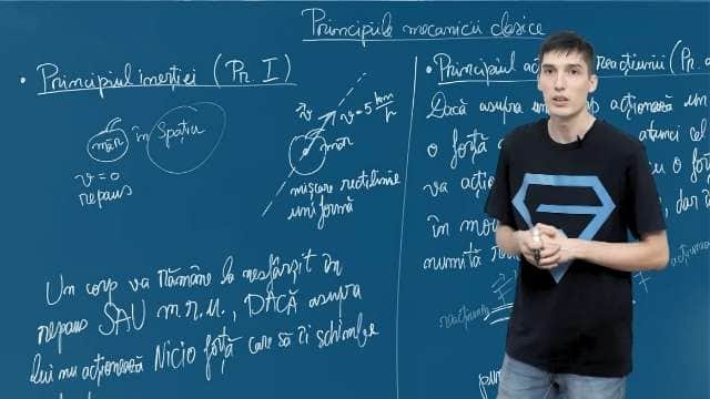 Principiile mecanicii clasice - inerției, fundamental al mecanicii clasice, acțiunii și reacțiunii