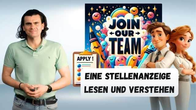 Eine Stellenanzeige verstehen - Înțelegerea unui anunț de angajare
