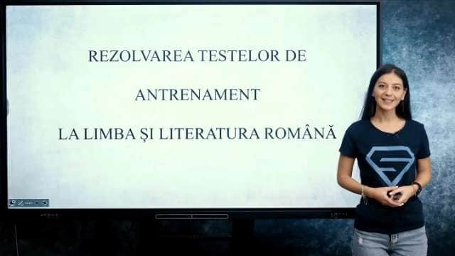 Identificarea noțiunilor relevante dintr-un text. Caracterizare. Valori morale - EN cl. VIII-a