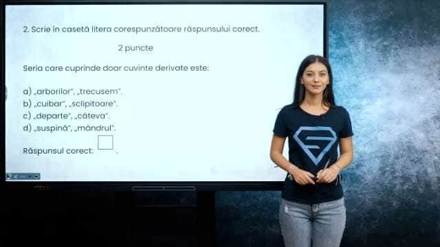 Derivarea cuvintelor (3) - EN cl. VIII-a