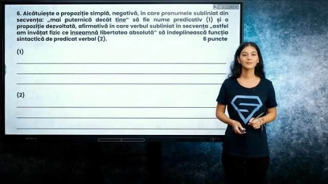 Propoziții simple / dezvoltate, afirmative / negative. Părți de vorbire /propoziție - EN cl. VIII-a