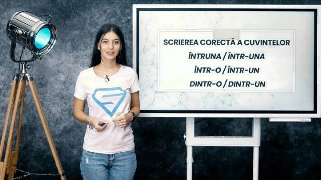Scrierea corectă a cuvintelor: întruna / într-una, într-o / într-un, dintr-o / dintr-un