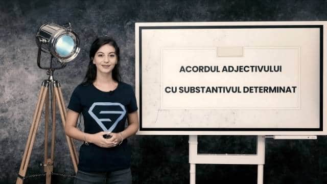 Acordul adjectivului cu substantivul determinat