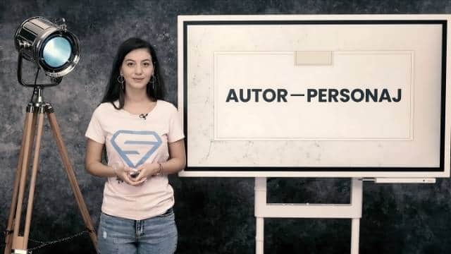 Autor - personaj