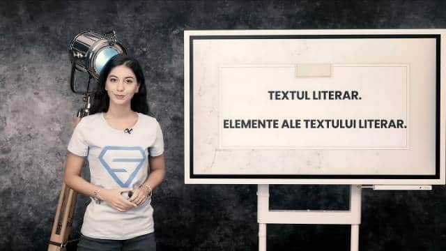 Textul literar. Elemente ale textului literar