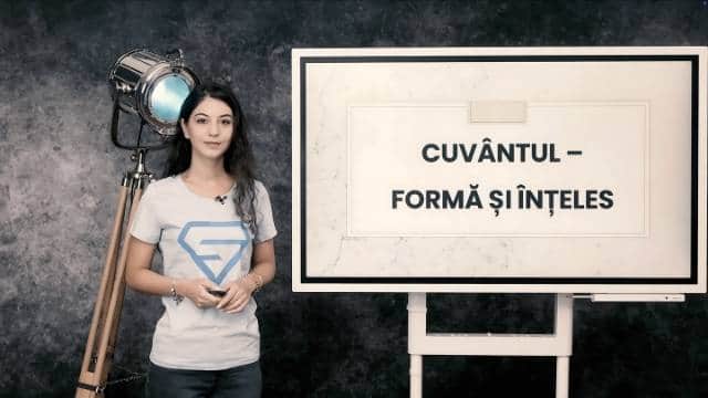 Cuvântul - formă și înțeles