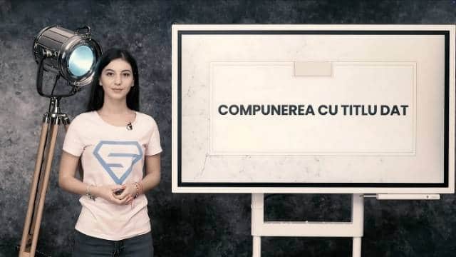 Compunerea cu titlu dat