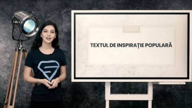 Textul de inspirație populară