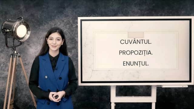 Cuvântul. Propoziția. Enunțul