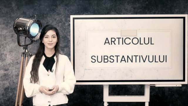 Articolul substantivului
