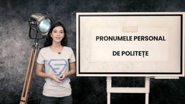 Pronumele personal de politețe
