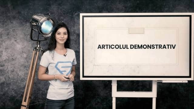 Articolul demonstrativ