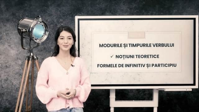Noțiuni teoretice. Forme verbale nepredicative. Infinitiv. Participiu.