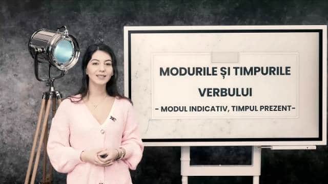Modul indicativ. Timpul prezent