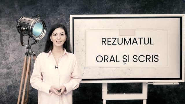 Rezumatul oral și scris