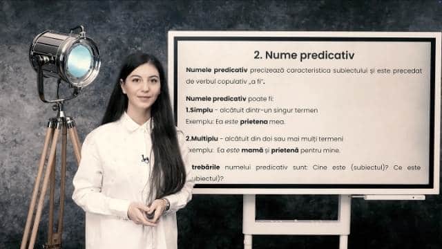 Cazul Nominativ - Numele predicativ