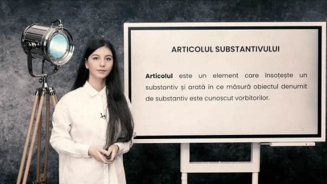 Articolul substantivului