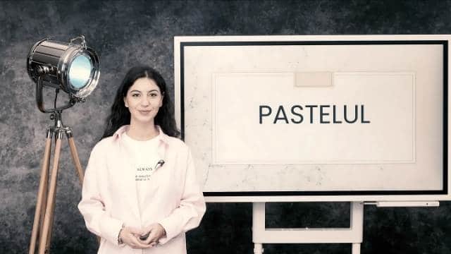 Textul descriptiv literar în versuri: Pastelul