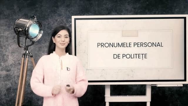 Pronumele personal de politețe
