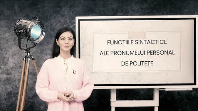 Funcțiile sintactice ale pronumelui personal de politețe