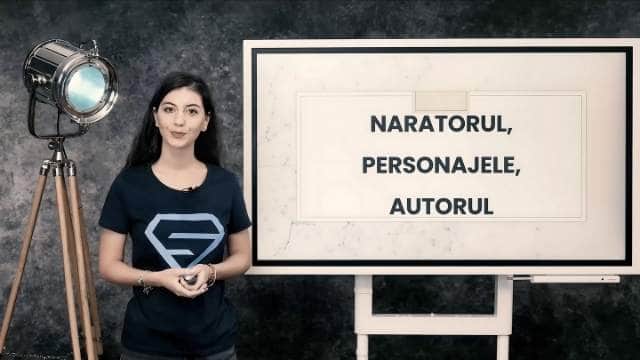 Naratorul, personajele, autorul