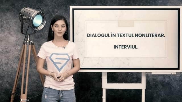 Dialogul în textul nonliterar - Interviul
