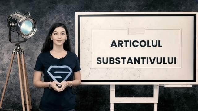Articolul substantivului