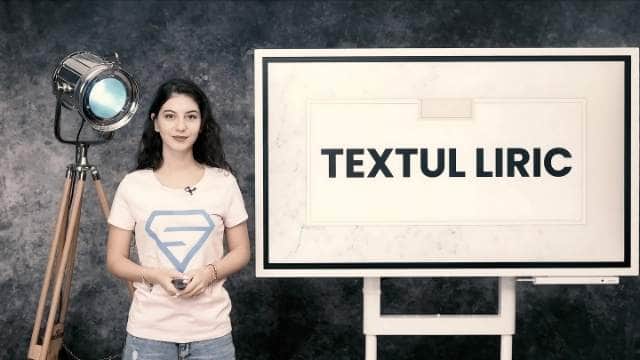 Textul liric. Poezia. Structura poeziei
