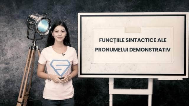 Funcțiile sintactice ale pronumelui demonstrativ