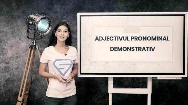 Adjectivul pronominal demonstrativ