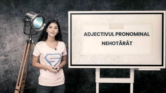 Adjectivul pronominal nehotărât