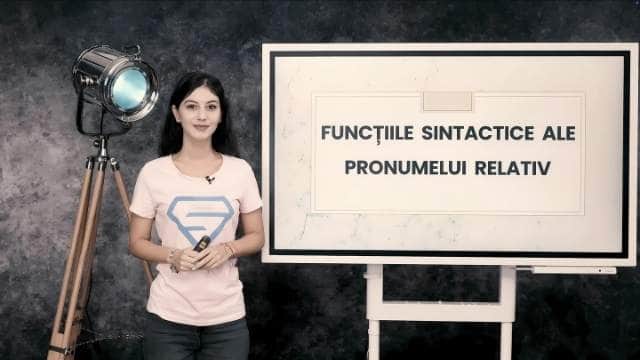 Funcțiile sintactice ale pronumelui relativ