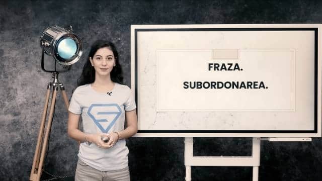 Fraza - partea a doua - Subordonarea