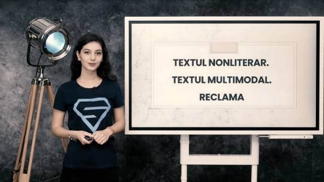 Textul nonliterar. Textul multimodal. Reclama