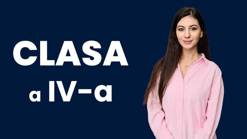 Română - Clasa a IV-a